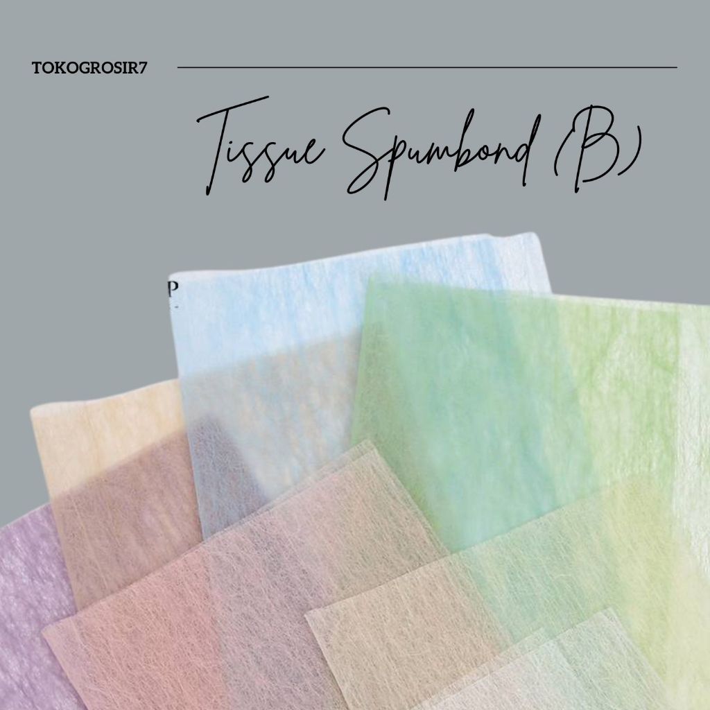 

IMPORT TISSUE STRIPE THICK PAPER KOREAN FLOWER WRAPPING KERTAS TISSUE SPUNBOND