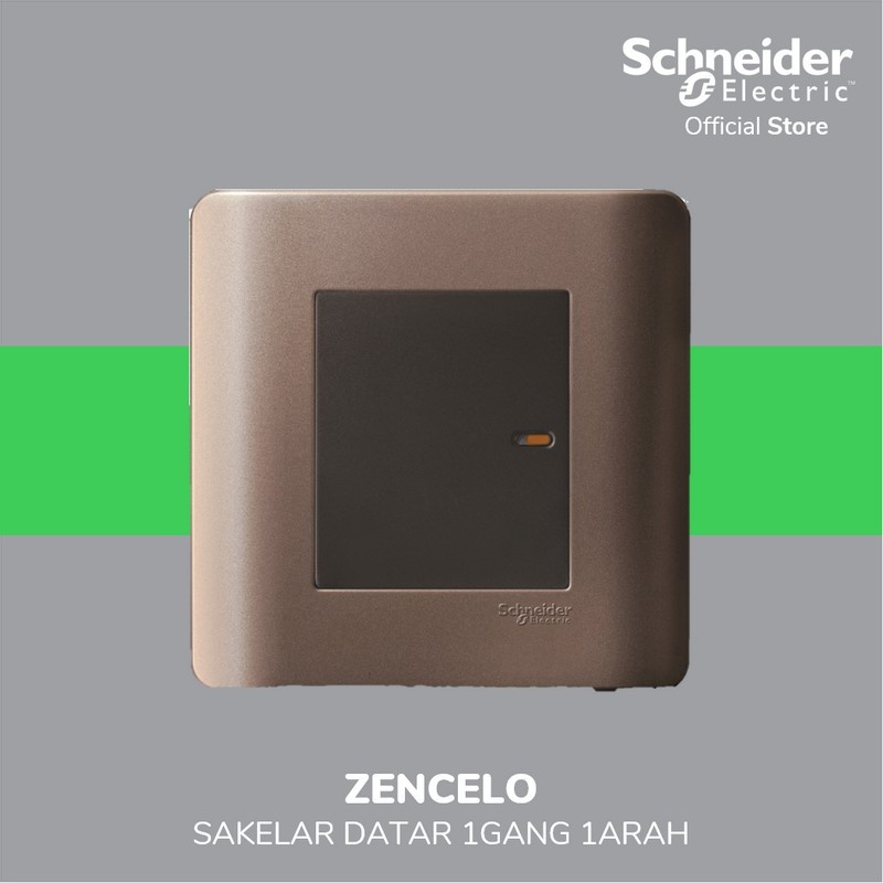 SAKELAR ZENCELO SCHNEIDER ELECTRIC/CLIPSAL 1-3 Gang, 1-2 Arah, Silver Bronze