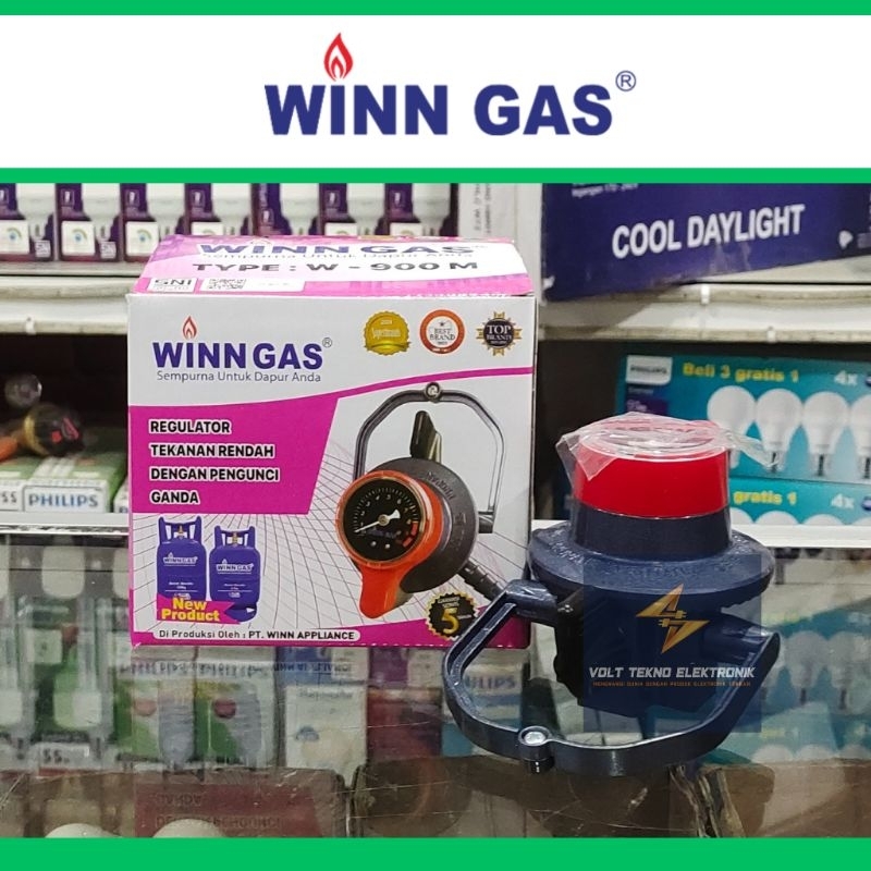 Regulator Gas Pengunci Engkel Winn Gas W-900M / Regulator Kompor Tegangan Rendah / Regulator Pengunc