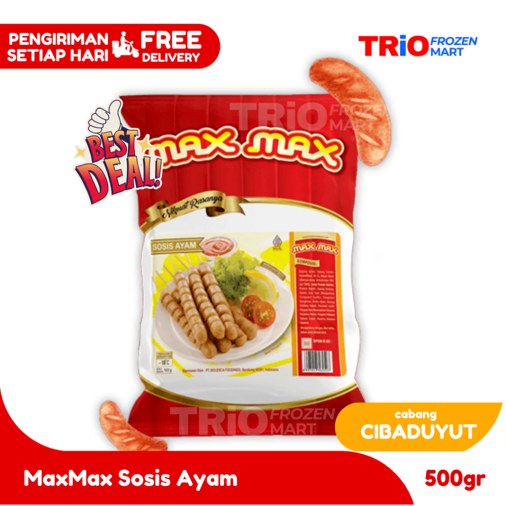 

Max Max Sosis Ayam 500g