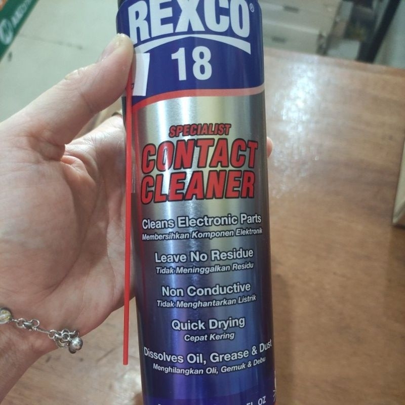 rexco 18 contact cleaner / pelumas contact cleaner rexco 18 500ml minyak pelumas