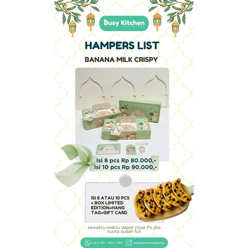 

Hampers Banana Milk Crispy