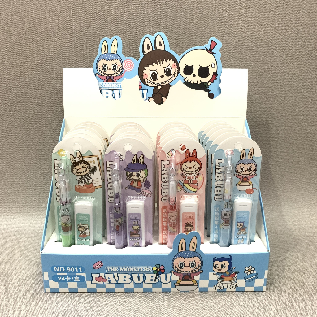 

Labubu Pensil Mekanik + Refill Isi Pensil mekanik 0.5