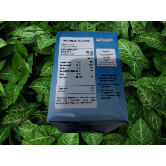 

SUSU KAMBING ZENAWA PLUS MADU DAN JAHE 1 BOX ISI 8 SACHET DIJAMIN ORIGINAL HARGA TERBAIK