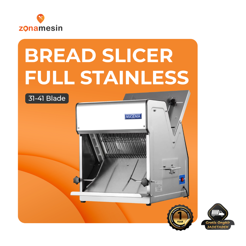 MASEMA BREAD SLICER MACHINE / Mesin Pengiris / Mesin Pengiris Roti Tawar / Pemotong Roti Tawar