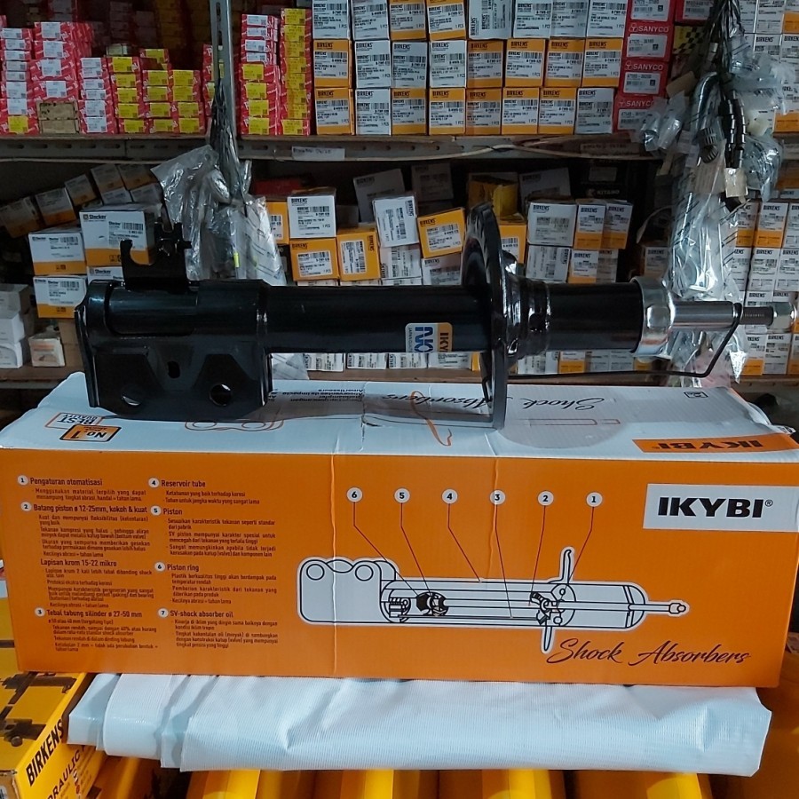 shock breaker etios depan kanan/kiri IKYBI