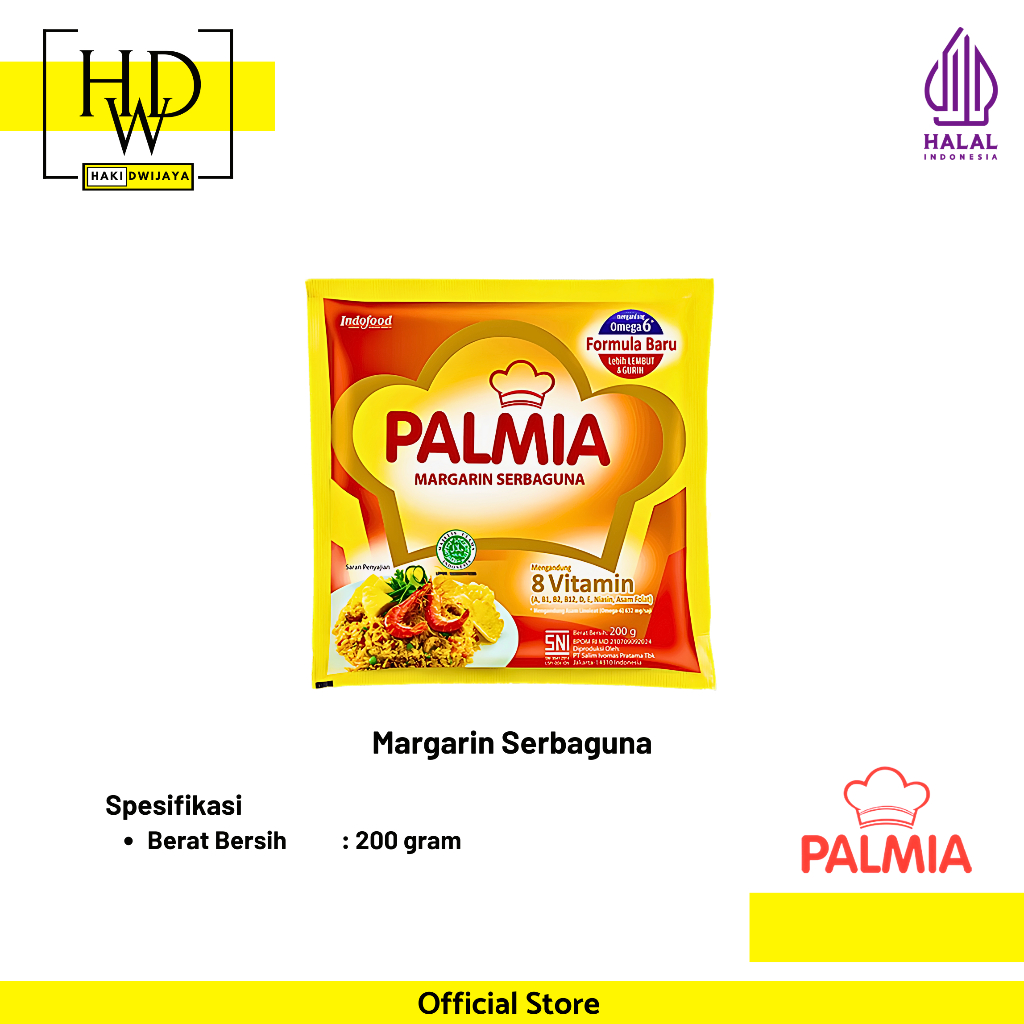 

[200gr] Palmia Mentega / Margarin Serba Guna