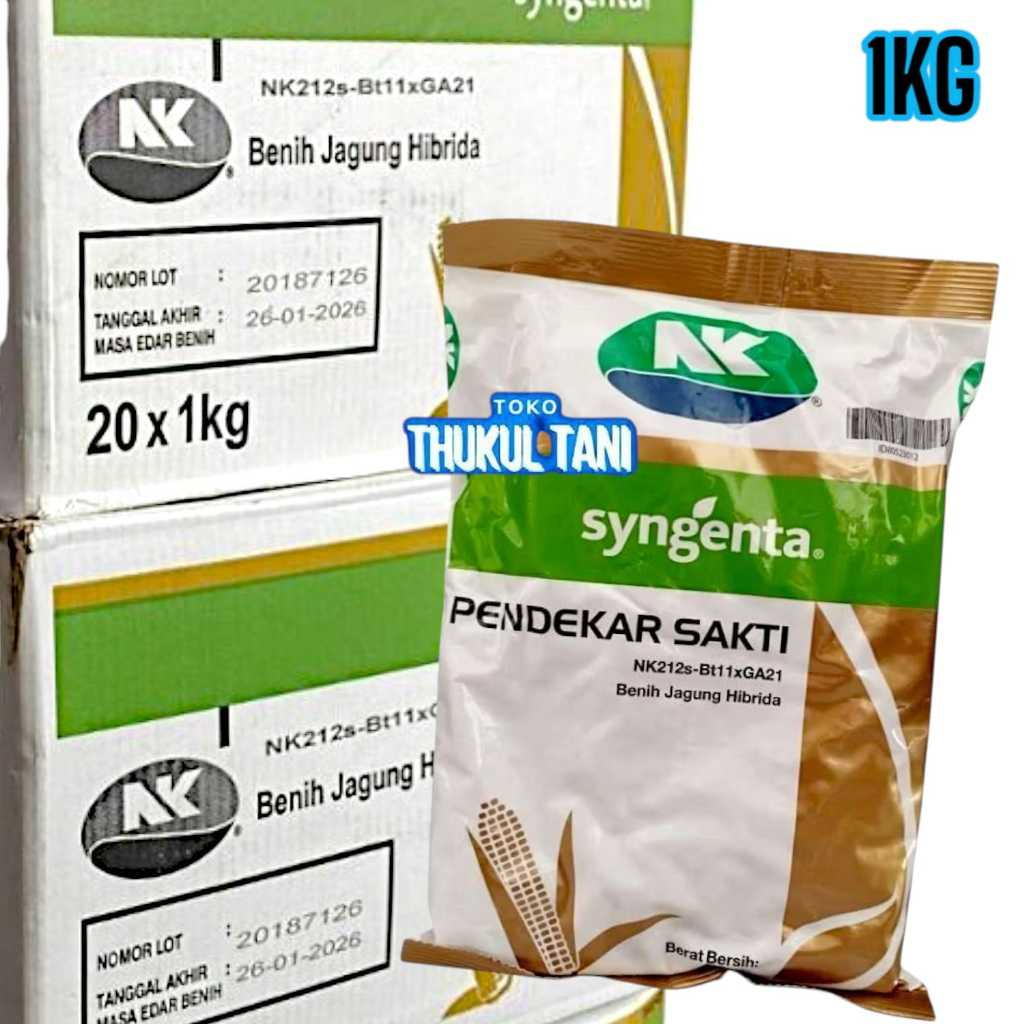 Bibit Jagung NK 212S Pendekar Sakti 1KG Benih Hibrida Super NK212S Tahan Penyakit Bulai 1Kilo