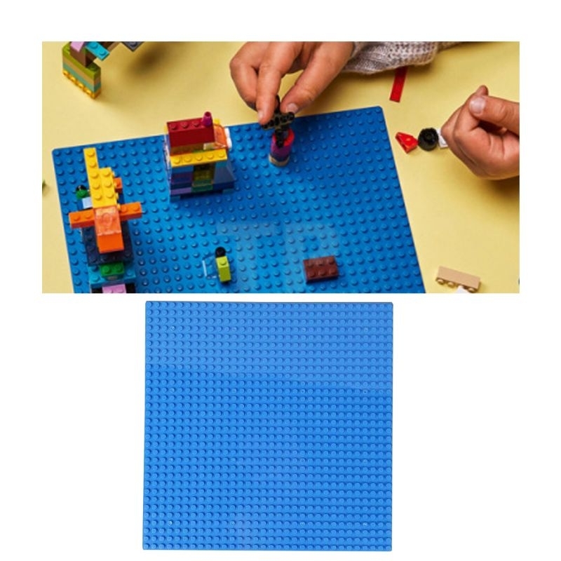 Base Plate Papan Lego Building Blocks 25.5x25.5 cm