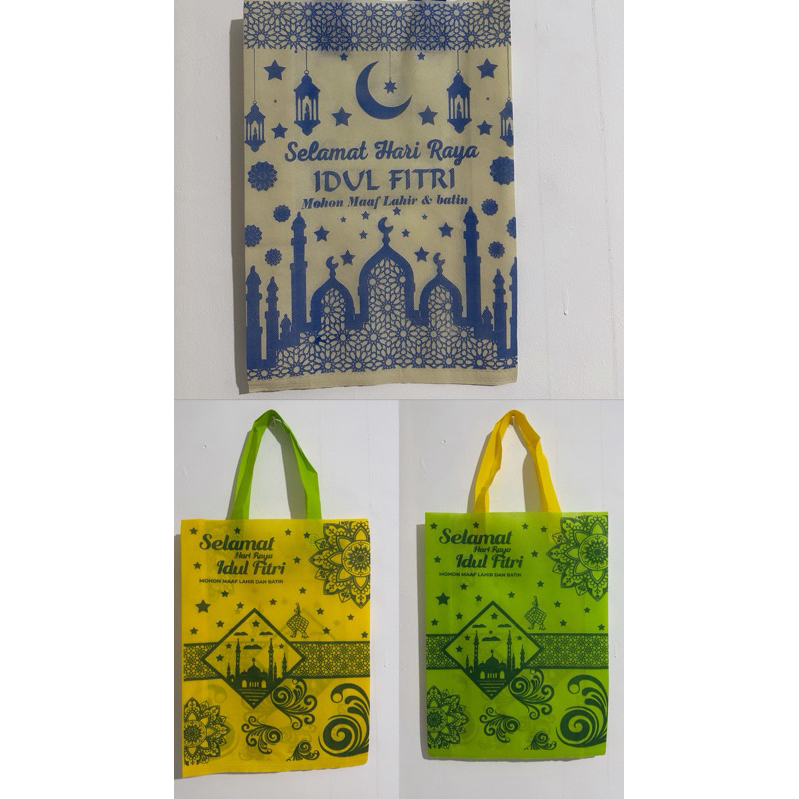 

[BISA KIRIM INSTANT] [PENGIRIMAN SETIAP HARI] [LUSINAN] Uk. 25x35] Kantong Hantaran Lebaran Termurah - spondbound, goodie bag