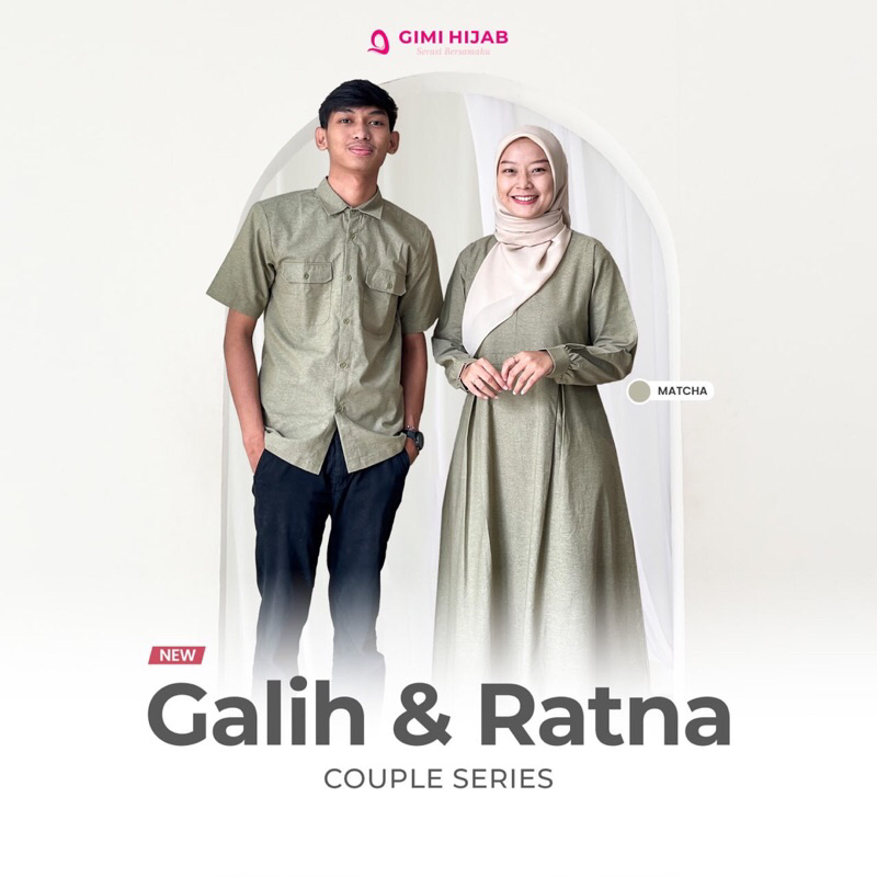 Couple Set Muslim Galih dan Ratna by Gimi Hijab, Fashion Muslim
