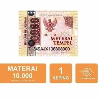 

MATERAI SENILAI 10.000 | MATERAI ORIGINAL