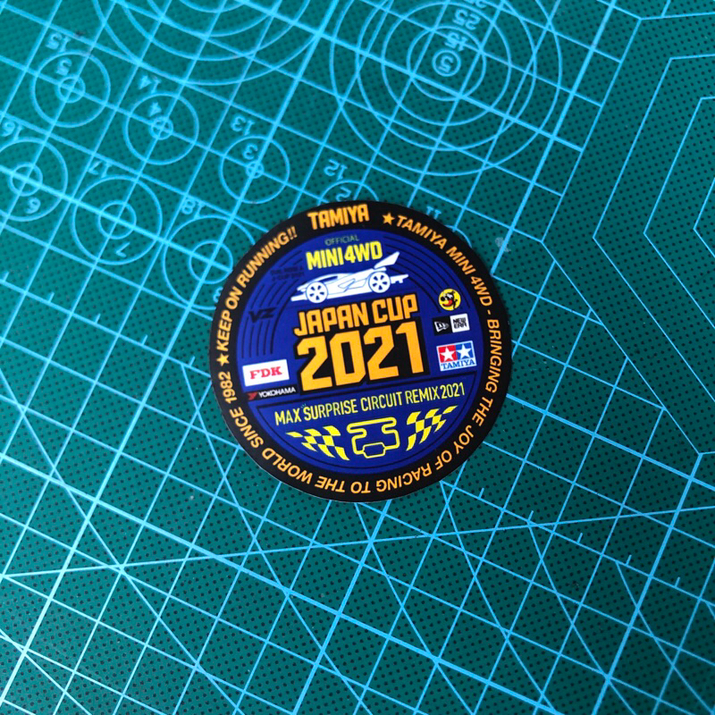 Stiker tamiya japan cup 2021