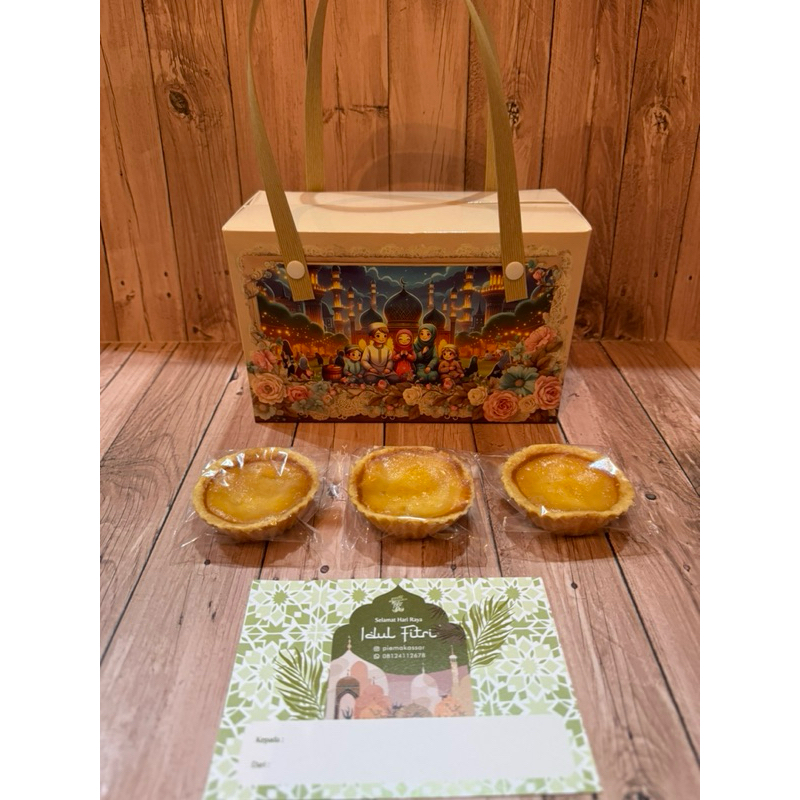 

Paket Hampers Lebaran Mini Pie Susu isi 12 pcs Mister Pie Makassar Hadiah Idul Fitri