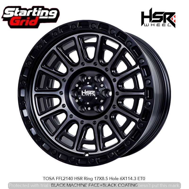 VELG OFFROAD HSR TOSA RING 17 UNTUK MOBIL FORTUNER, DMAX, PANTHER, TRAIBLAZER