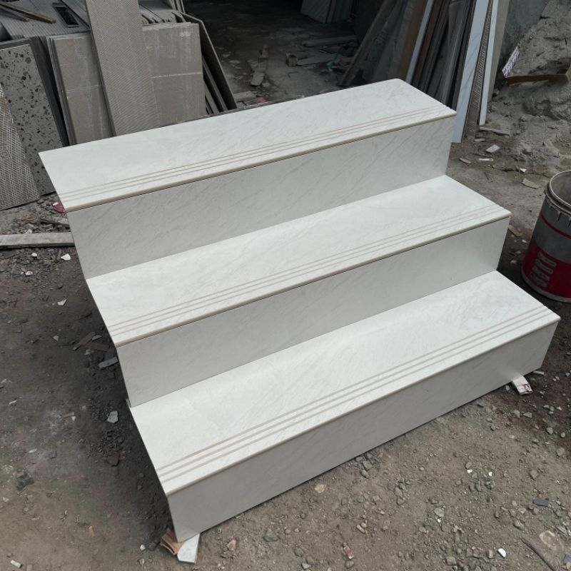 Granite Tangga Stepnosing 30x80 20x80 - 30x120 20x120 Bisa Costum Ukuran / Niro Carara Matt