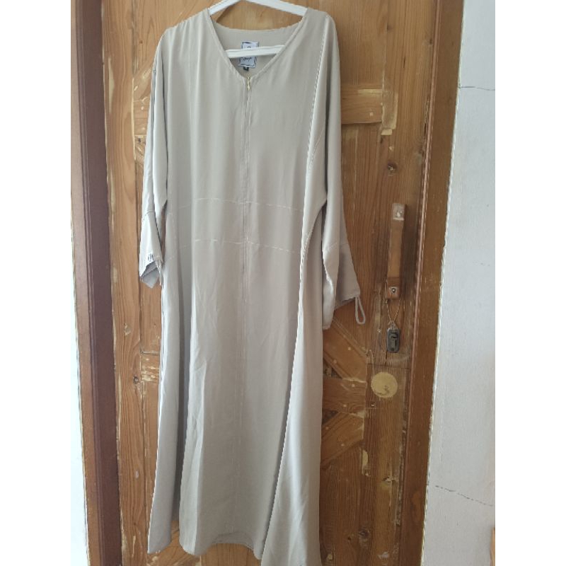 elmadina STITCH ABAYA oatmeal