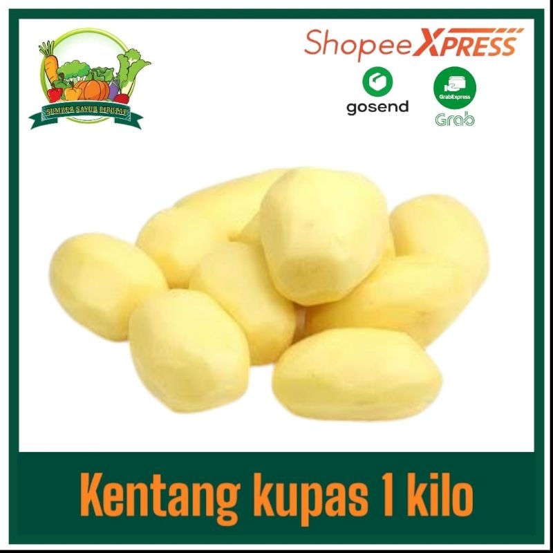 

Kentang Dieng kupas 1 kg - KIRIM INSTAN