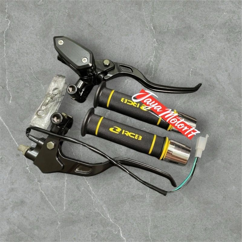 Master Rem Tabung Model Oval paket Original +Handgrip RCB Original 100% HG55 + Jalu StangCNC Bisa Un