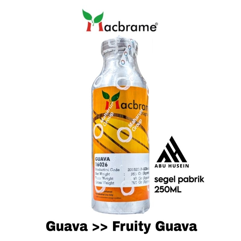 GUAVA 250ML PRODUK MACBRAME SEGEL PABRIK (untuk keterangan baca deskripsi produk)