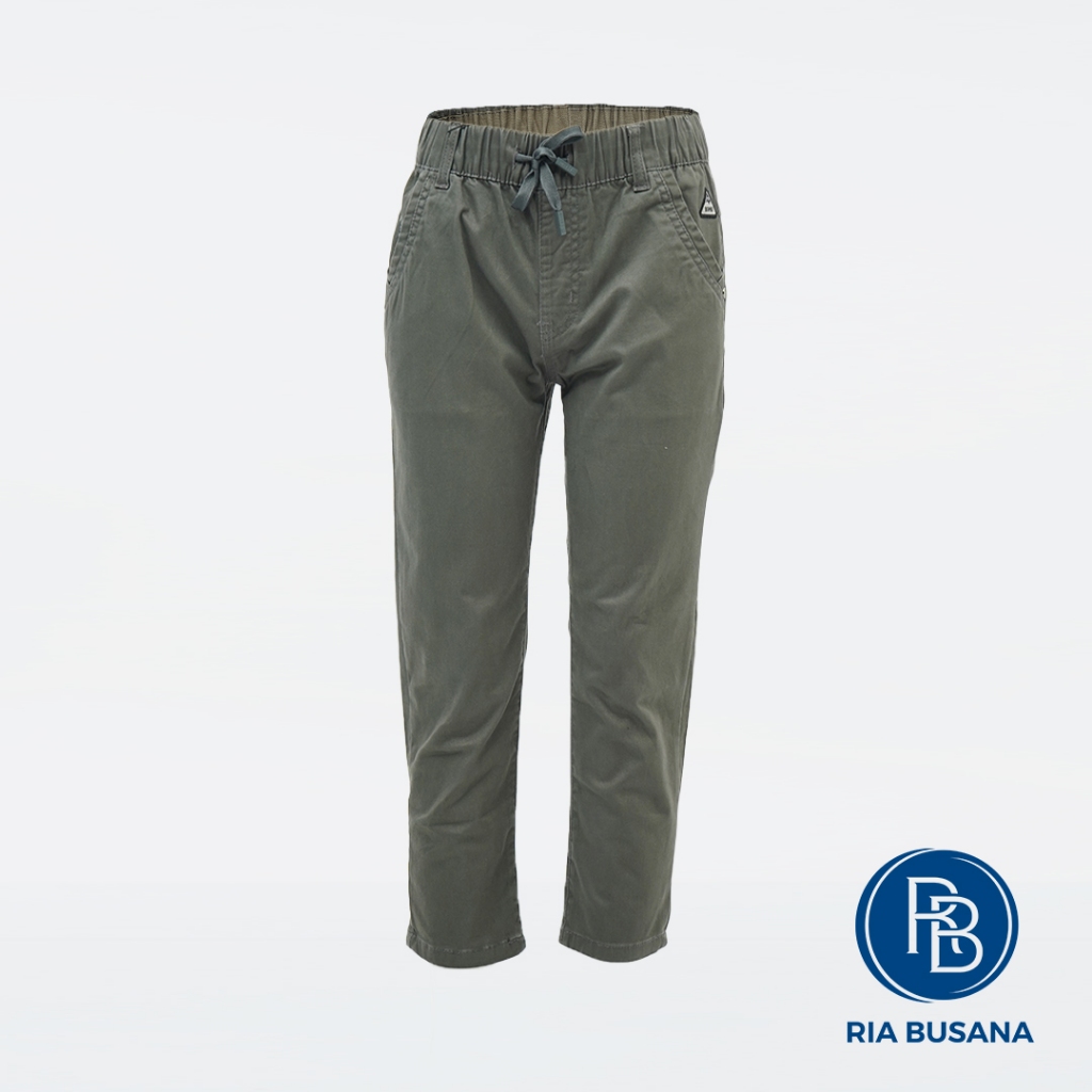 Ria Busana - Bombi - Celana Panjang Kasual Anak Pria Semi Pensil Katun Art. BPEK08602BN
