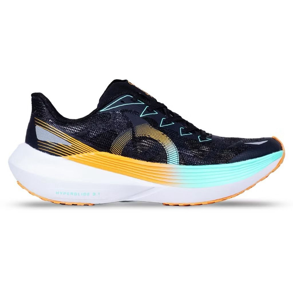 Sepatu Running Ortuseight Hyperglide 3.1 (Black Ortrange)