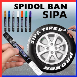 

Spidol Ban Mobil Motor Sipa Karet Car Tyre Paint Marker Spidol Warna Warni Original Permanen