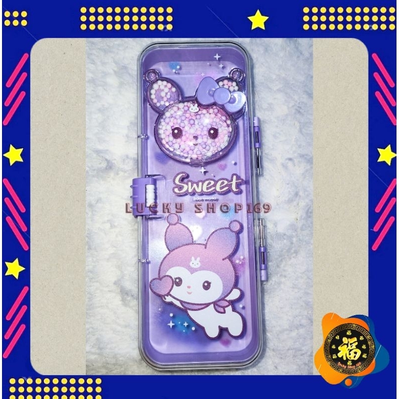 

Kotak Pensil Kuromi | Tempat Pensil Sanrio