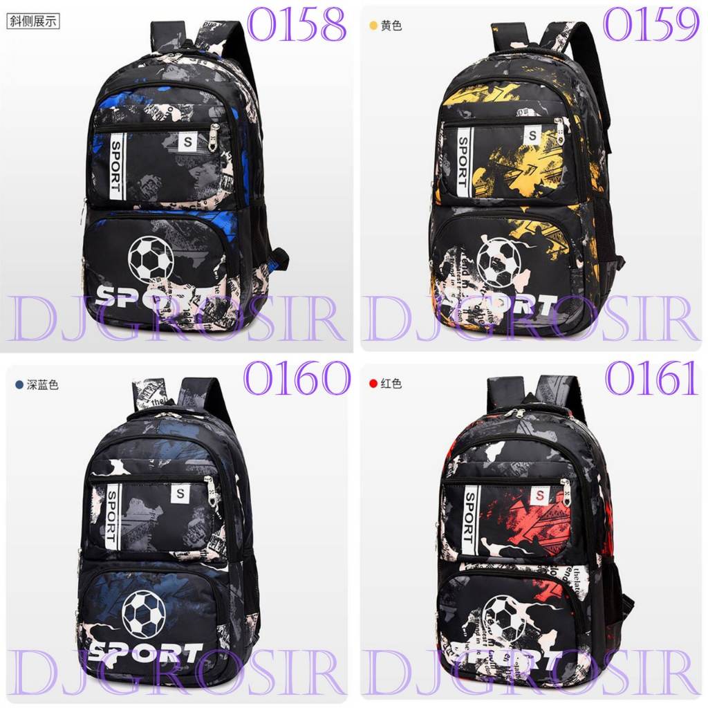 WM - Troli Ransel anak/Troli roda 3/Ransel Sekolah/Klep Ransel Troli/Bacpack (Satu Set Tas+Troli+Kle