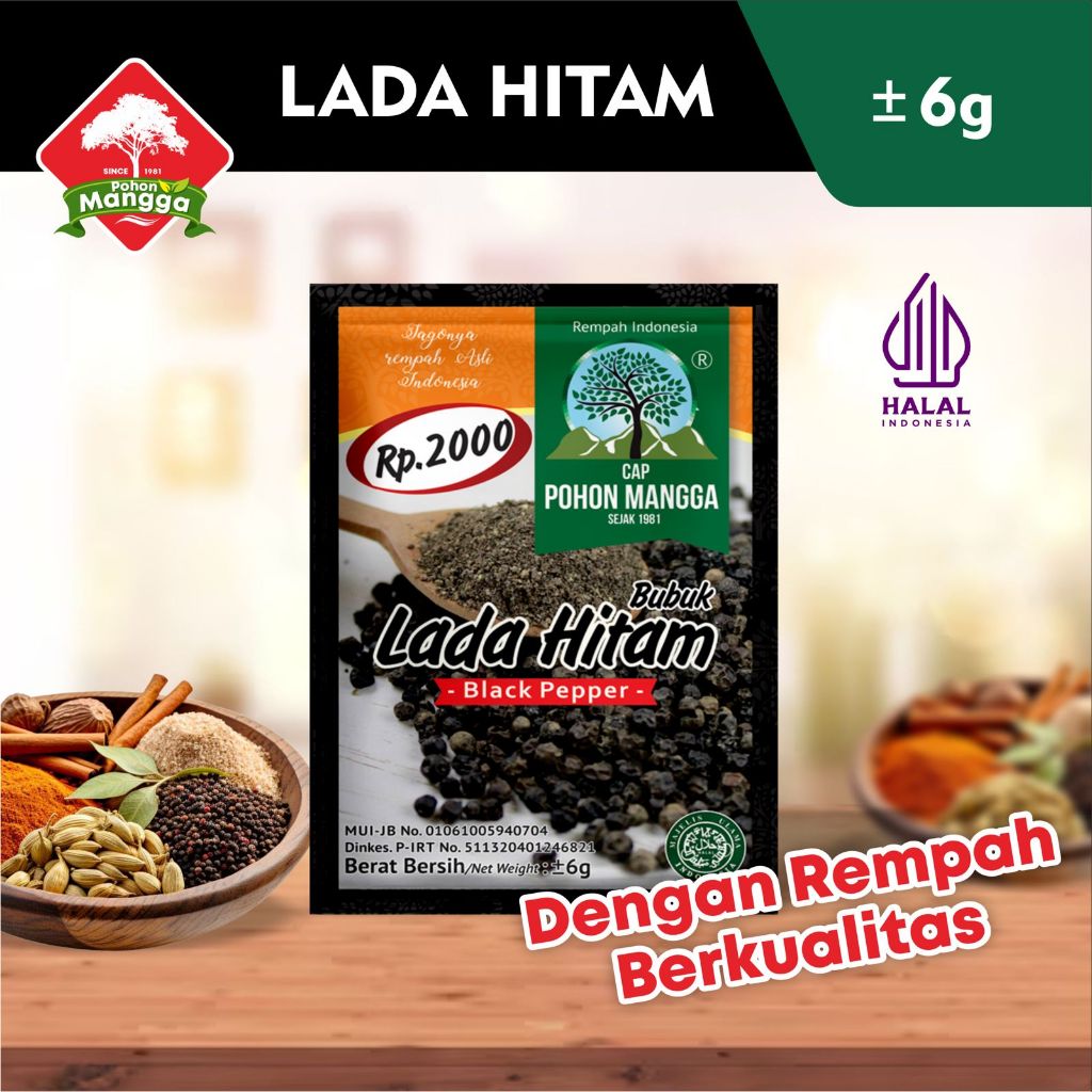 

BUBUK LADA HITAM CAP POHON MANGGA