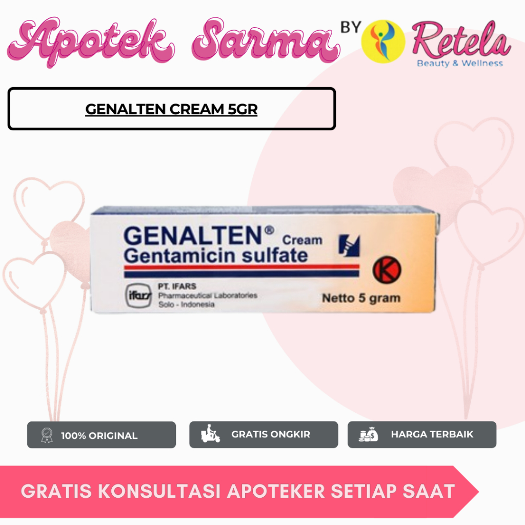GENALTEN CREAM 5GR / GENTAMICIN SULFATE