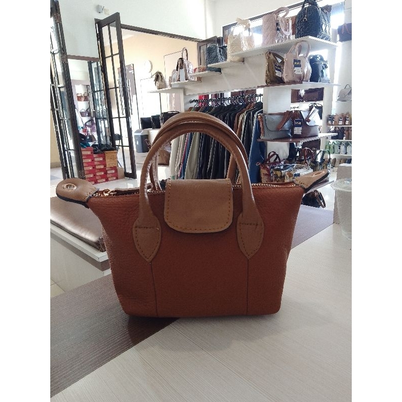 Tas Kulit LC mini muat hp dan dompet kecil