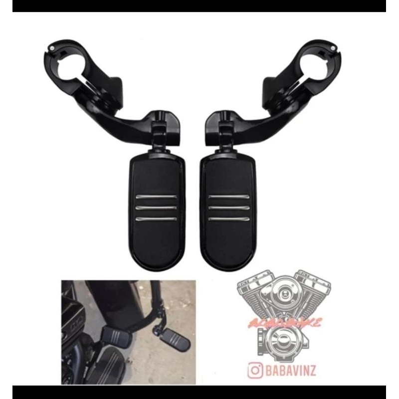 footrest engine guard adjustable harley engine guard footpegs