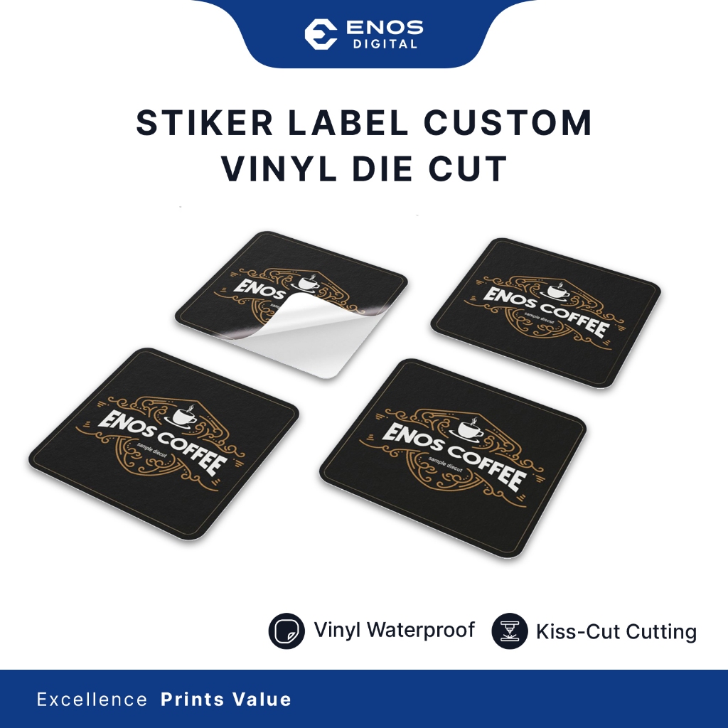 

Die Cut Stiker Custom Label Custom Anti Air Botol Minuman Label Cetak Stiker