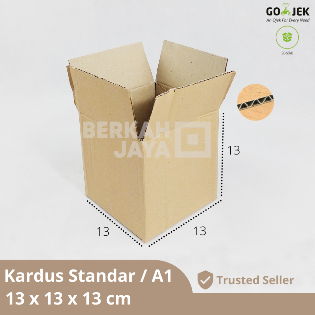 

(HARGA SPESIAL) BOX KARDUS 13x13x13 cm DUS PACKING 13 x 13 x 13 cm