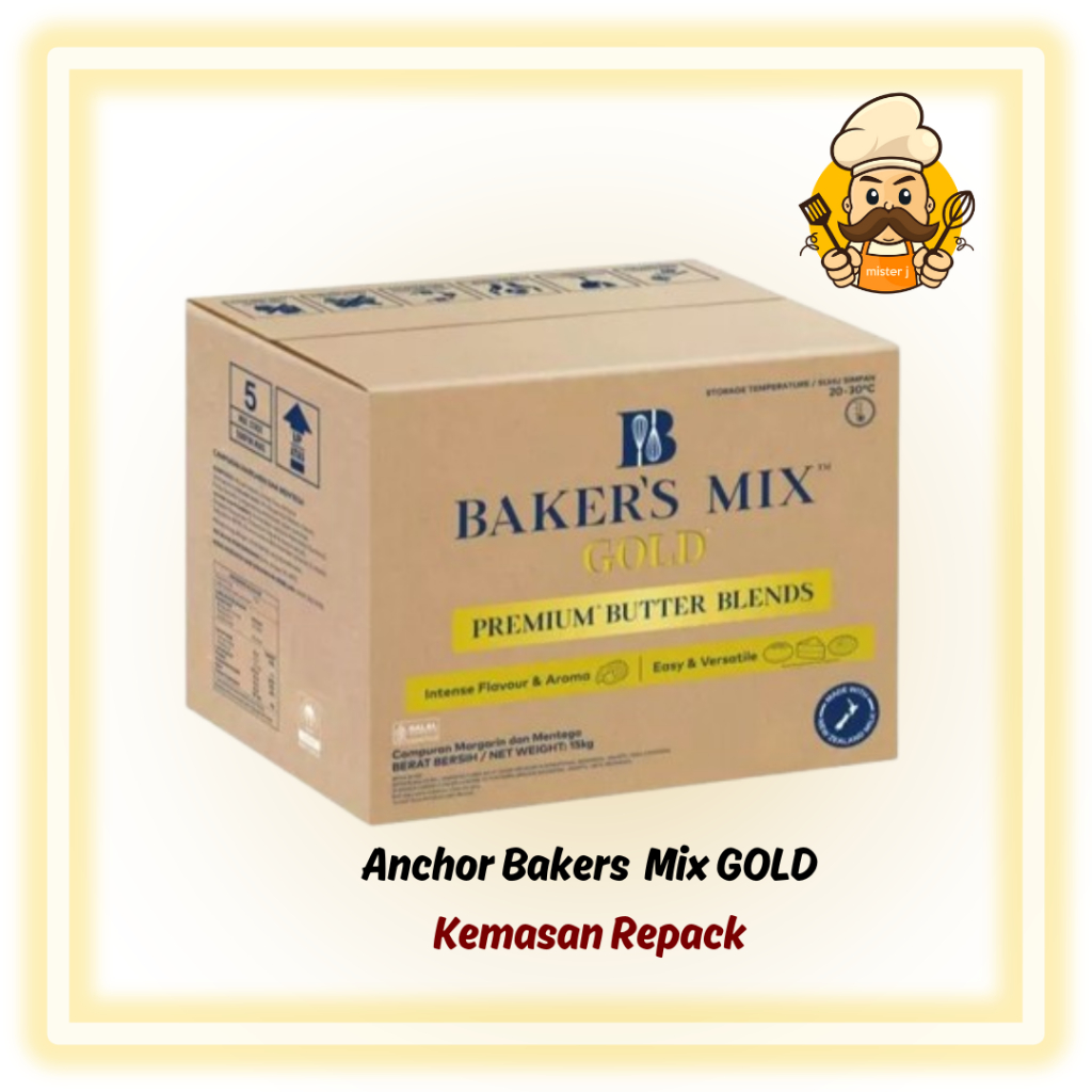 

Anchor Baker’s Mix GOLD Butter Blend Repack | 250gr | 500gr | 1kg | Anchor Baker’s Mix Premium