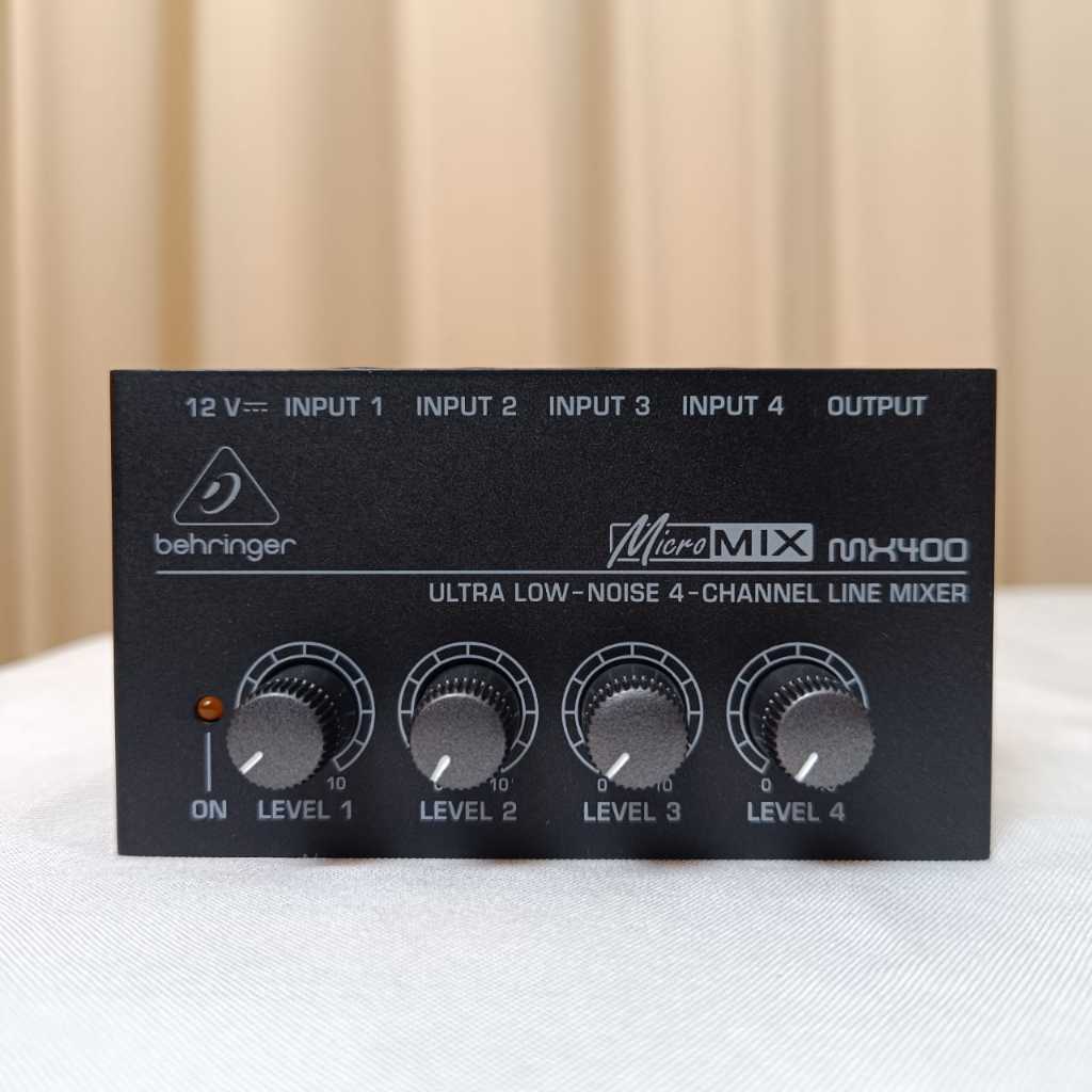 Behringer MX400 Micromix Ultra Low-Noise 4-Channel Line Mixer