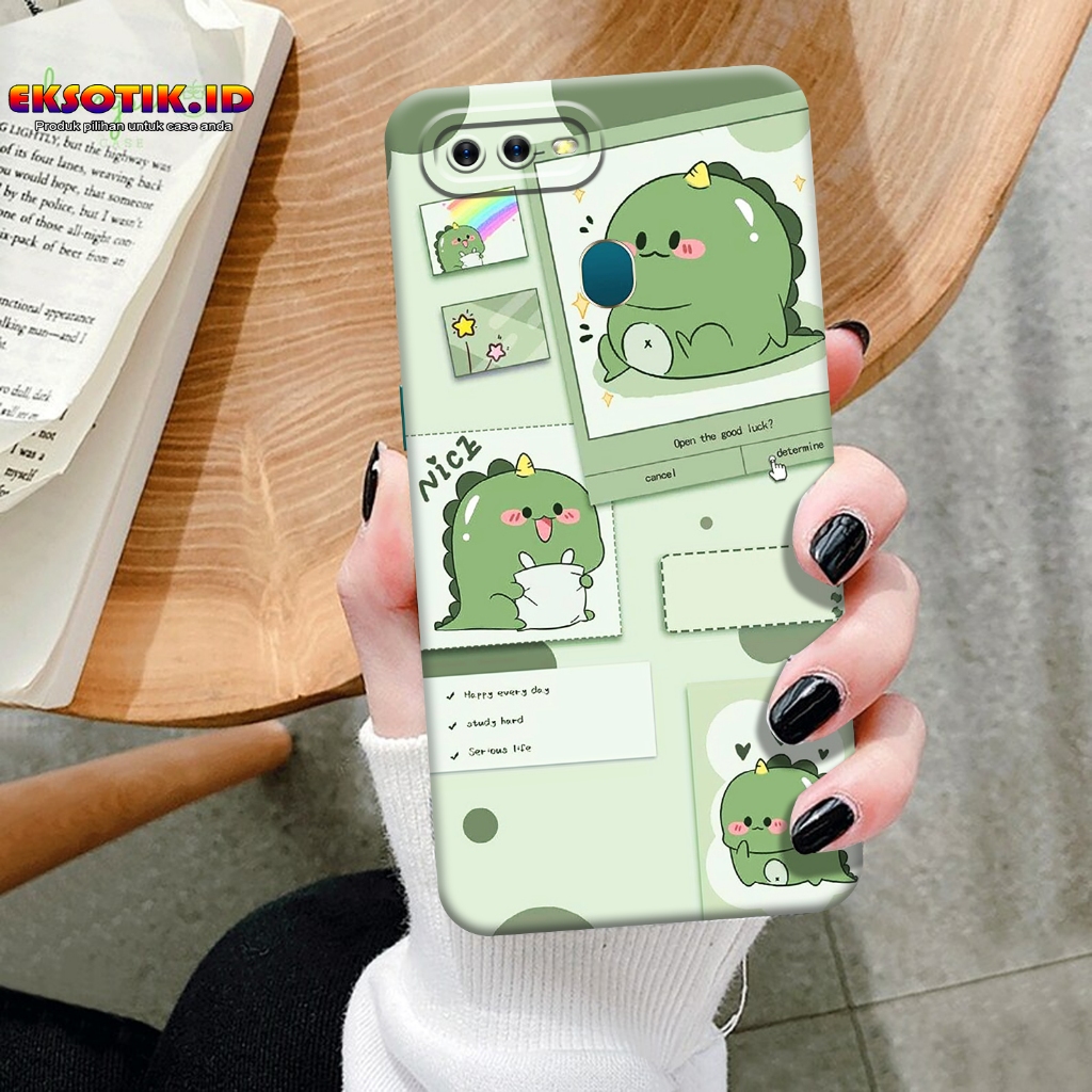 Case Oppo A5s A12 A11k A7 - Casing Oppo A5s A12 A11k A7 - Case Dino Lucu - Silikon Oppo A5s A12 A11k