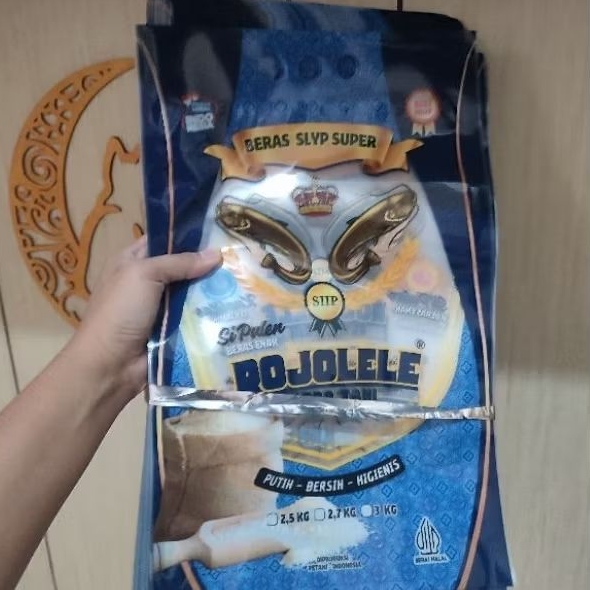 

plastik beras laminasi rojolele 3 kg 100 pcs rinjani rajani daun suji