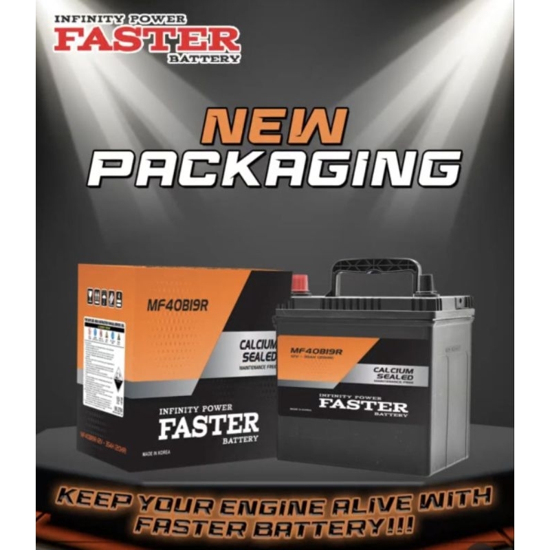 aki kering Faster NS40ZL untuk ROCKY RAIZE SIRION