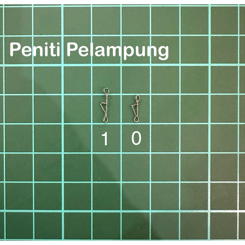 Peniti pelampung pancing 1 bungkus 12 pcs tanpa label