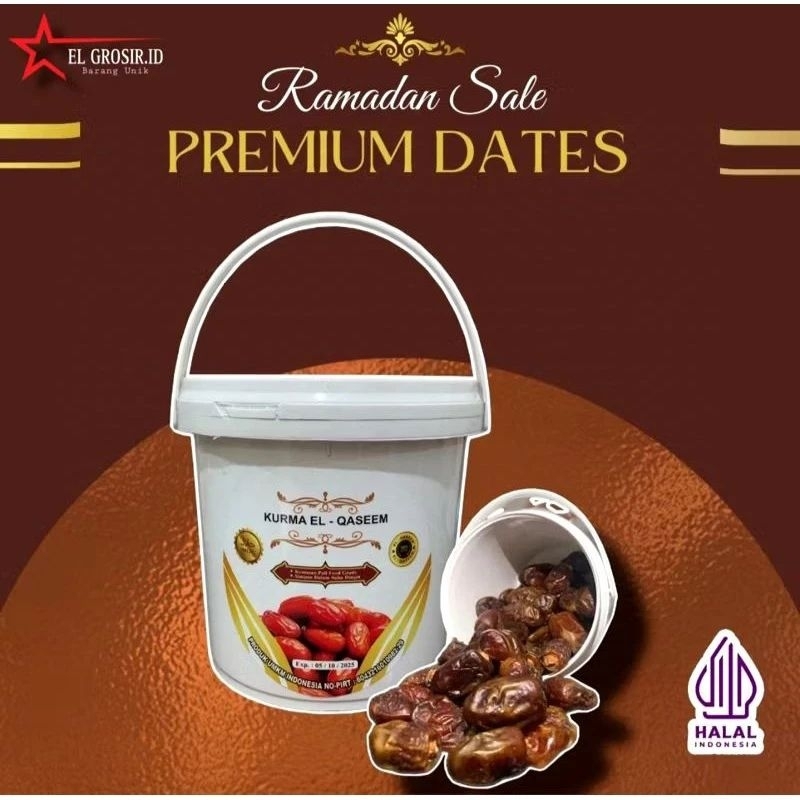 

paket hemat kurma al qasem 500 gr 2 ember