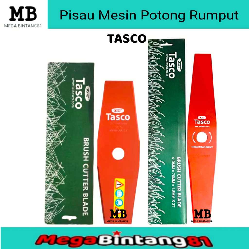 Pisau mesin potong rumput TASCO mata pisau potong rumput blade cutter mesin potong rumput pisau rump