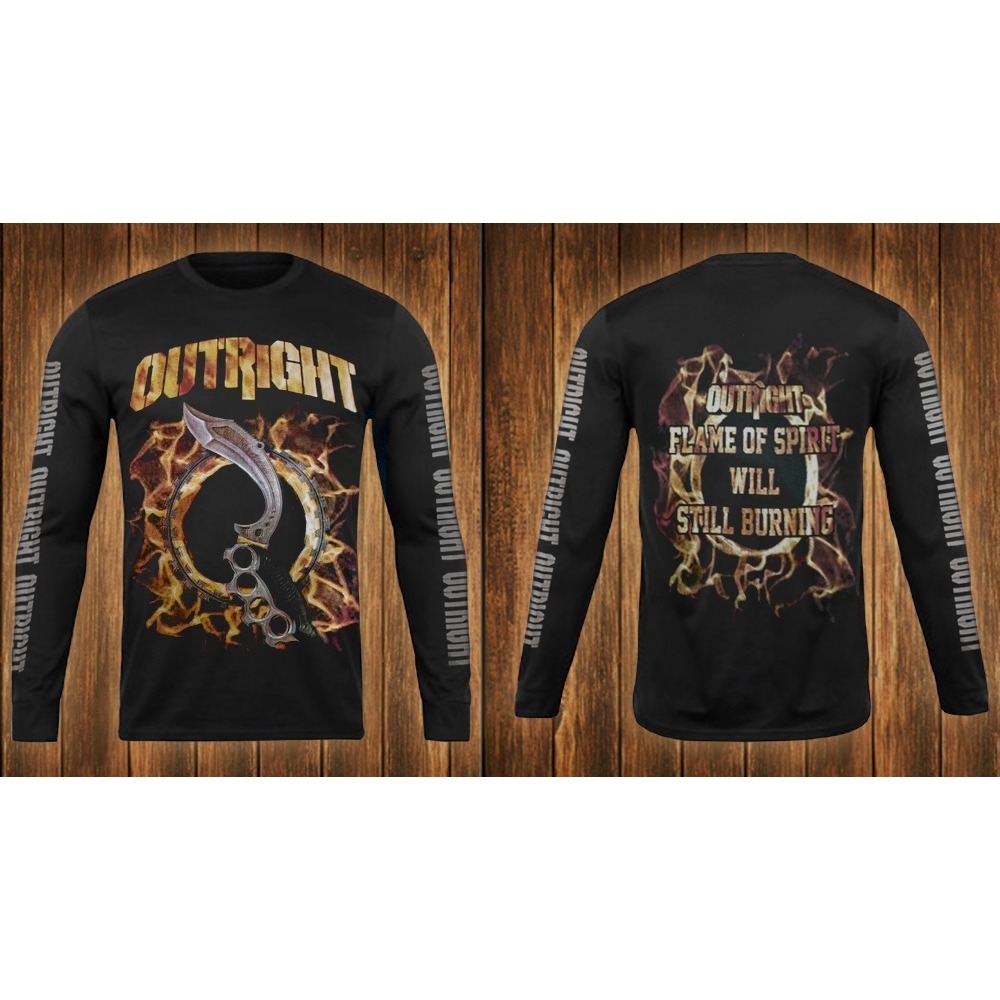 kaos lengan panjang OUTRIGHT