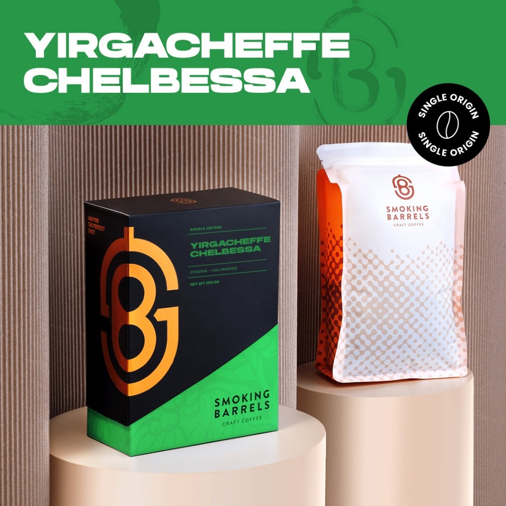 

Ethiopia Yirgacheffe Chelbessa (Specialty Arabica Coffee Roastery Biji Kopi Arabika) - Smoking Barrels