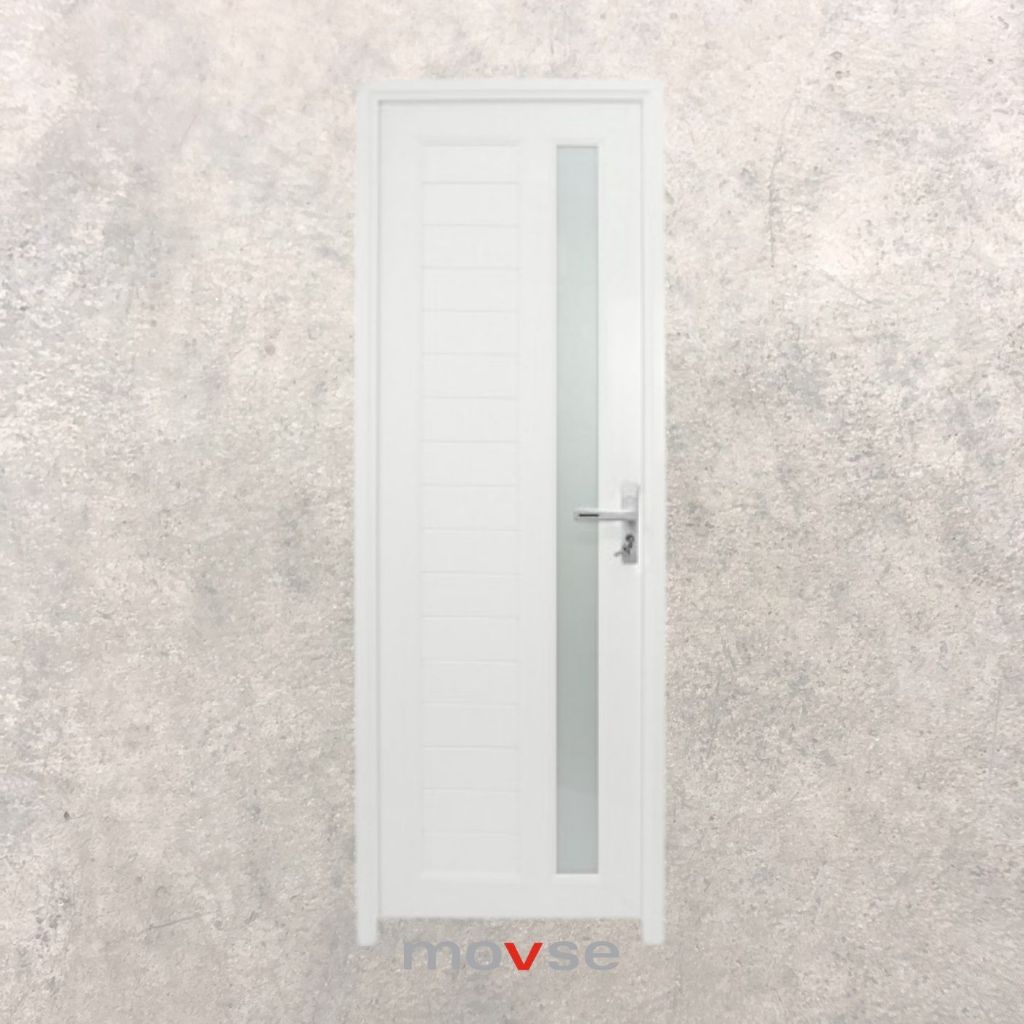 Pintu Icepol IC-009B - Pintu UPVC 70 x 200 cm Putih