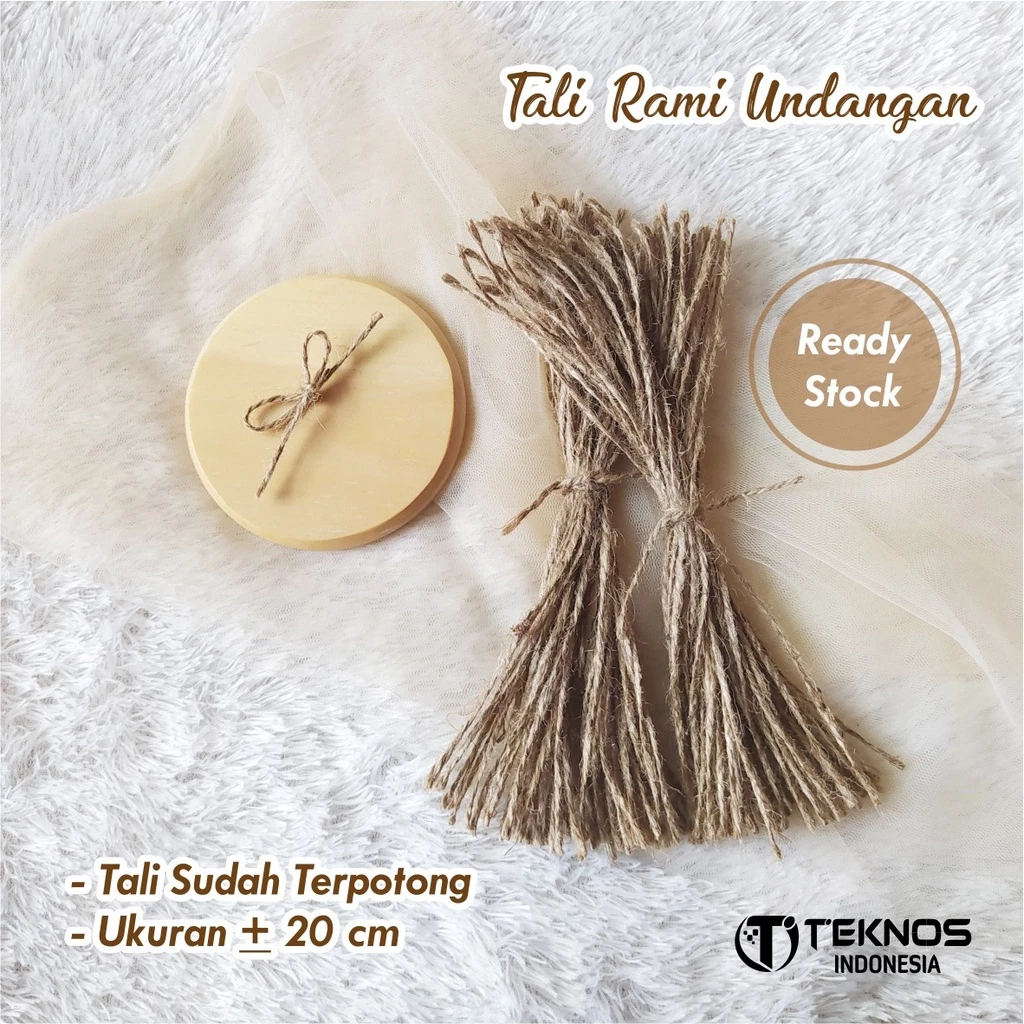 

TALI RAMI - TALI HANG TAG - TALI SOUVERNIR READY STOK [100 PCS]