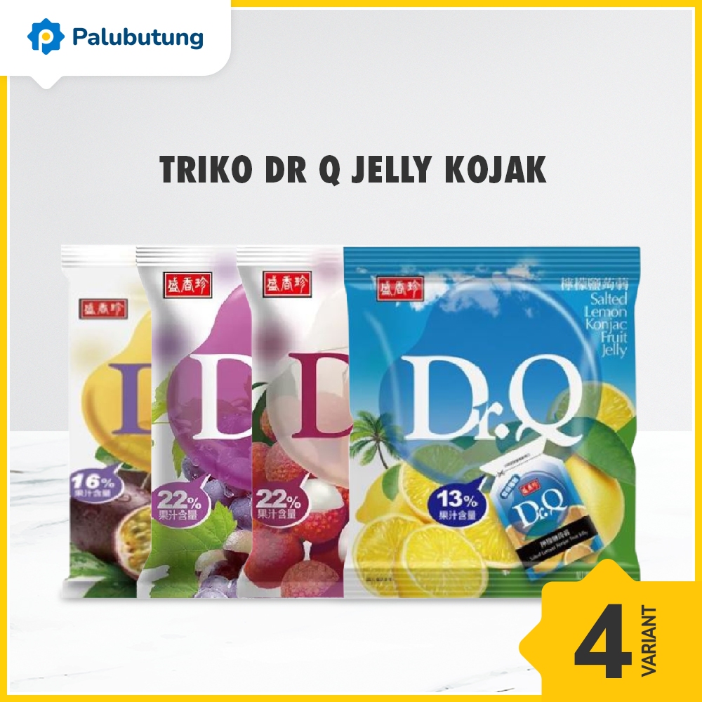 

PALUBUTUNG - Triko Dr Q Konjac Fruit Jelly 265gr Lychee, Grape, Lemon, Markisa
