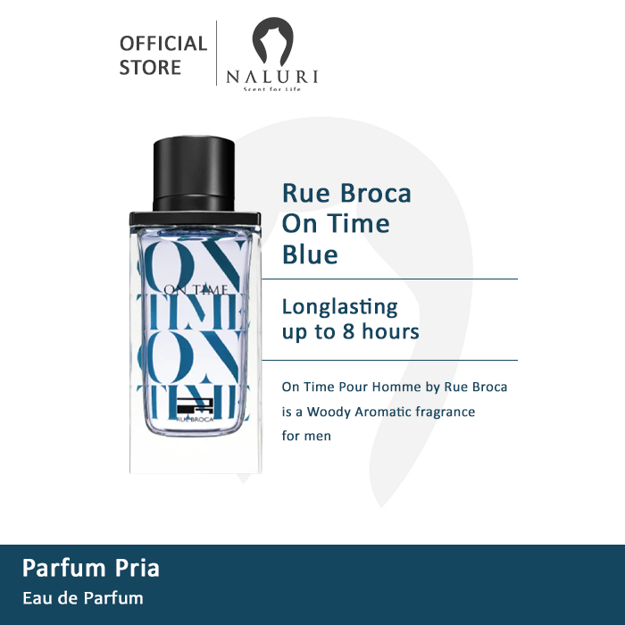 Parfum Orignal Rue Broca On Time Pour Homme For Man EDP 100 ml