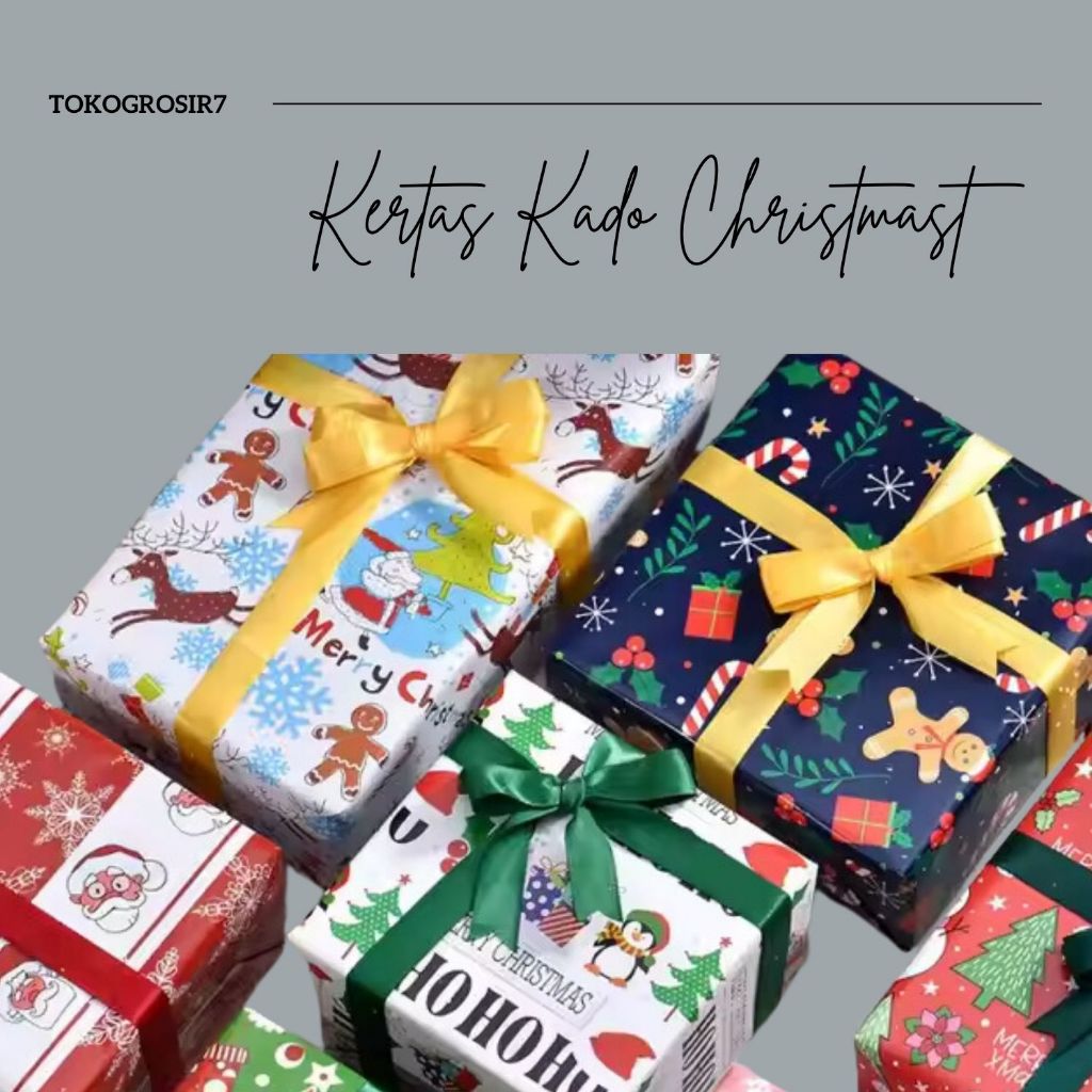 

KERTAS MOTIF NATAL CHRISTMAST PATERN PAPER WRAPPING KERTAS KADO KERTAS BUKET KERTAS PEMBUNGKUS